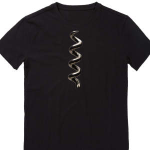 Odpirač - spirala, moška črna majica