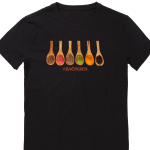 Začinjen, moška črna majica